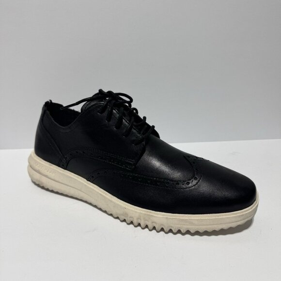Cole Haan Mens Grand Wingtip Oxfords Black Size 11.5 M